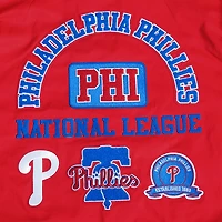 Veste à fermeture éclair intégrale en sergé Pro Standard pour hommes des Phillies de Philadelphie, rouge