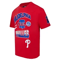 T-shirt à épaules tombantes Turn It Up Pro Standard pour homme, rouge, des Philadelphia Phillies