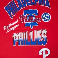 T-shirt à épaules tombantes Turn It Up Pro Standard pour homme, rouge, des Philadelphia Phillies