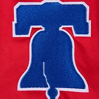 Men's Pro Standard Red Philadelphia Phillies Turn It Up Dropped Shoulder T-Shirt