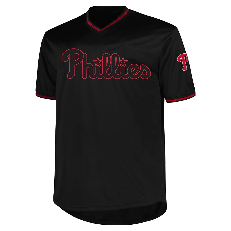 Maillot noir pour hommes des Phillies de Philadelphie Big & Tall Pop Fashion