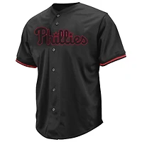 Maillot de mode pop homme Bryce Harper Philadelphia Phillies, grandes tailles, noir