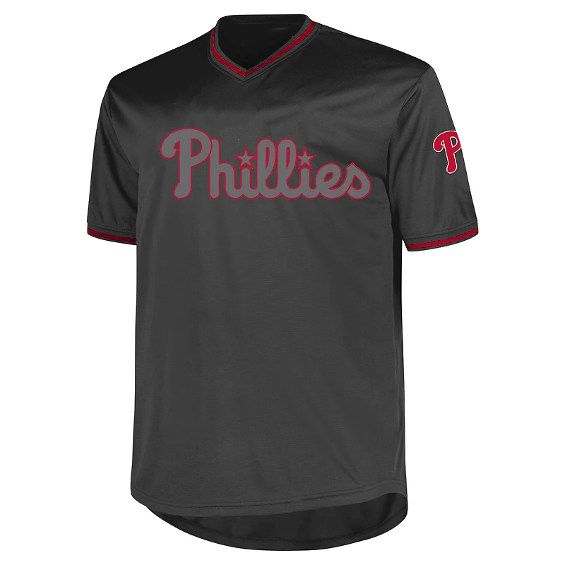 Maillot pour hommes Profile Charcoal Philadelphia Phillies Big & Tall Pop Fashion