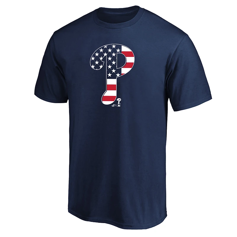 Men's Profile Navy Philadelphia Phillies Big & Tall American T-Shirt