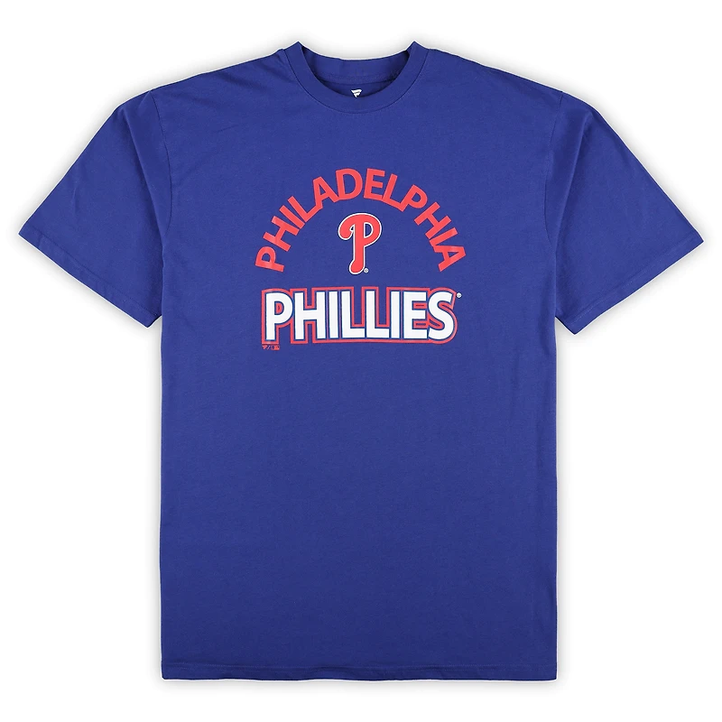 Men's Profile Philadelphia Phillies Big & Tall T-Shirt Shorts Combo Set