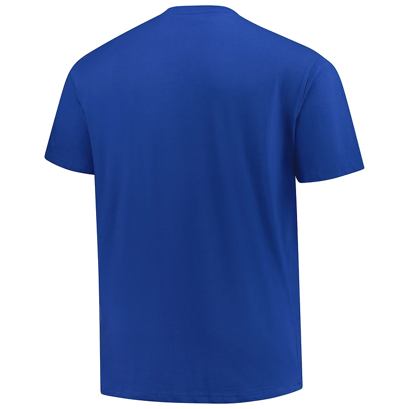 Men's Profile Royal Philadelphia Phillies Big & Tall Weathered Logo T-Shirt