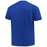 Men's Profile Royal Philadelphia Phillies Big & Tall Weathered Logo T-Shirt