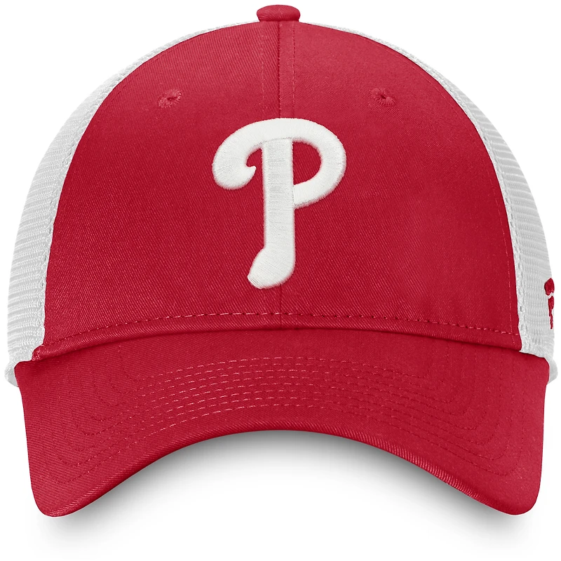 Casquette ajustable non structurée Team Core rouge/Philadelphia Phillies pour homme