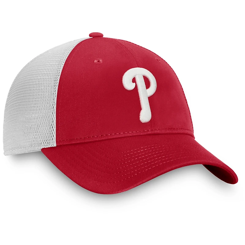Casquette ajustable non structurée Team Core rouge/Philadelphia Phillies pour homme