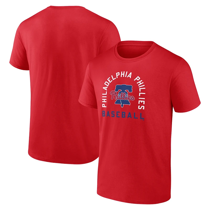 T-shirt rouge City Arch des Philadelphia Phillies pour homme