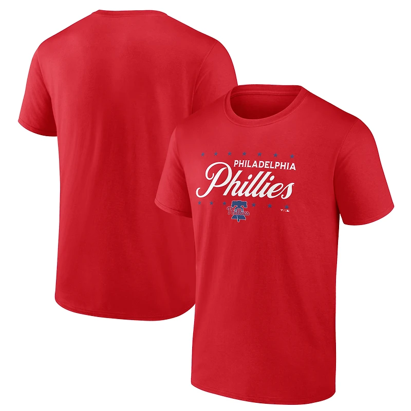 Men's Red Philadelphia Phillies Election Team T-Shirt