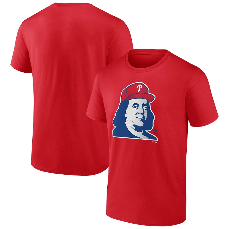 T-shirt rouge à imprimé Hometown des Phillies de Philadelphie pour homme
