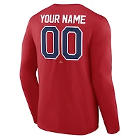T-shirt à manches longues personnalisé rouge pour homme des Philadelphia Phillies Winning Streak