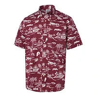 Chemise boutonnée Kekai de la collection Cooperstown des Phillies Philadelphie Reyn Spooner bordeaux pour hommes