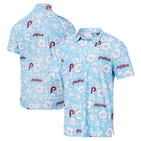 Polo de performance Reyn Spooner pour hommes, bleu clair, Phillies Philadelphie, collection Cooperstown