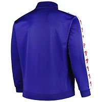 Men's Royal Philadelphia Phillies Big & Tall Tricot Track Full-Zip Jacket