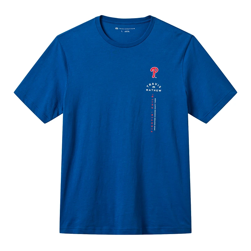 Men's TravisMathew  Royal Philadelphia Phillies Base Hit Bliss T-Shirt