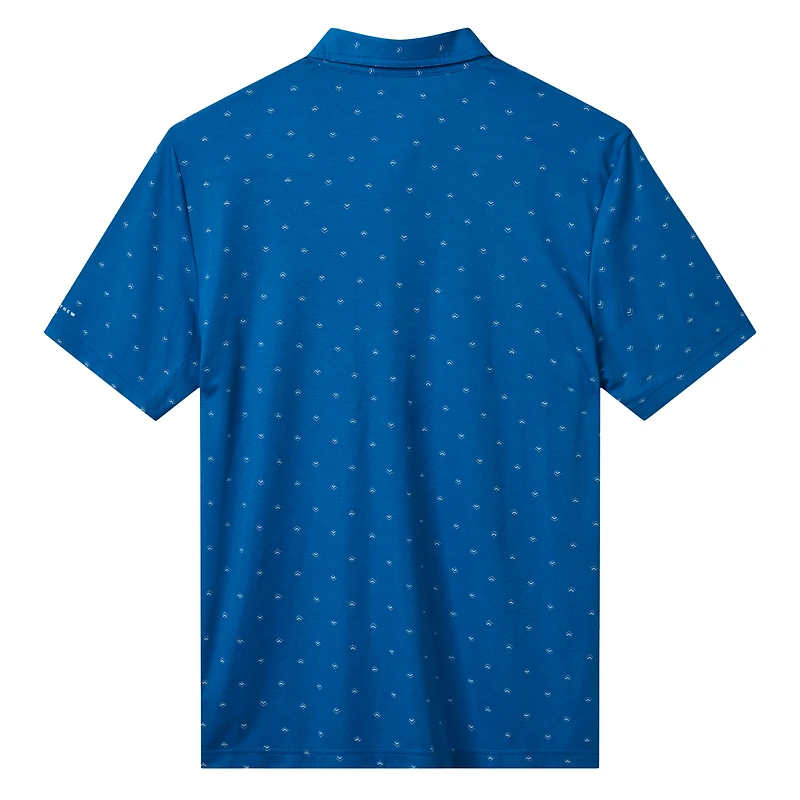Men's TravisMathew Royal Philadelphia Phillies Crowd Roar Tri-Blend Polo