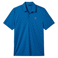 Men's TravisMathew  Royal Philadelphia Phillies Crowd Roar Tri-Blend Polo