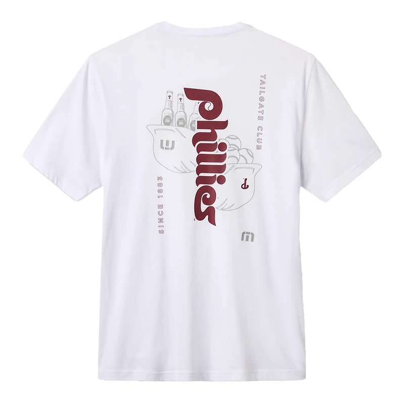 Men's TravisMathew  White Philadelphia Phillies Dugout Dreams T-Shirt