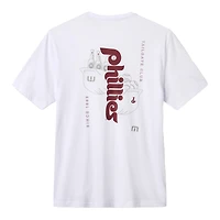 Men's TravisMathew  White Philadelphia Phillies Dugout Dreams T-Shirt