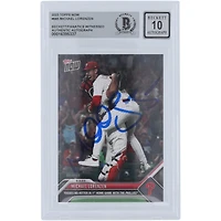 Michael Lorenzen Philadelphia Phillies Autographié Topps 2023 Lance Maintenant No-Hitter #685 Beckett Fanatics A Été Témoin Authentifié 10 Carte