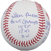 Balle de baseball des Phillies de Philadelphie de 1980, autographiée par Mike Schmidt et Steve Carlton, avec plusieurs inscriptions - Édition limitée à 10 exemplaires