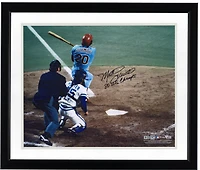 Mike Schmidt Philadelphia Phillies Autographed 16" x 20" World Series Home Run Photograph with "80 WS Champs" Inscription
