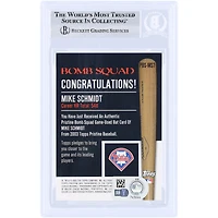 Mike Schmidt Philadelphia Phillies Autographed 2003 Topps Pristine Bomb Squad Relic #PBS-MS1 Beckett Fanatics Witnessed Authenticated Card