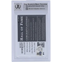 Mike Schmidt Philadelphia Phillies Autographed 2004 Topps Tribute Hall of Fame Bat Relic #TR-MSB Beckett Fanatics Witnessed Authenticated 10 Card