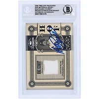 Mike Schmidt Philadelphia Phillies Autographié 2005 Donruss Timeless Treasures HOF Materials GU Jersey White Relic #HOF-20 #/50 Beckett Fanatics Witnessed Authenticated 10 Card