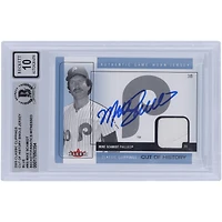 Mike Schmidt Philadelphia Phillies Autographed 2005 Fleer Classic Clippings Cut of History Jersey Relic #CH-MS Beckett Fanatics Witnessed Authenticated 10 Card