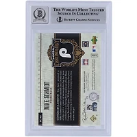 Mike Schmidt Philadelphia Phillies Autographié 2006 Upper Deck Legendary Cuts Baseball Chronology Materials Bat Relic #BC-MS Beckett Fanatics Witnessed Authenticated 10 Card