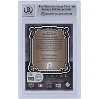 Mike Schmidt Philadelphia Phillies Autographed 2007 Upper Deck SP Legendary Cuts Masterful Material Jersey Relic #MM-MS Beckett Fanatics Witnessed Authenticated 10 Card