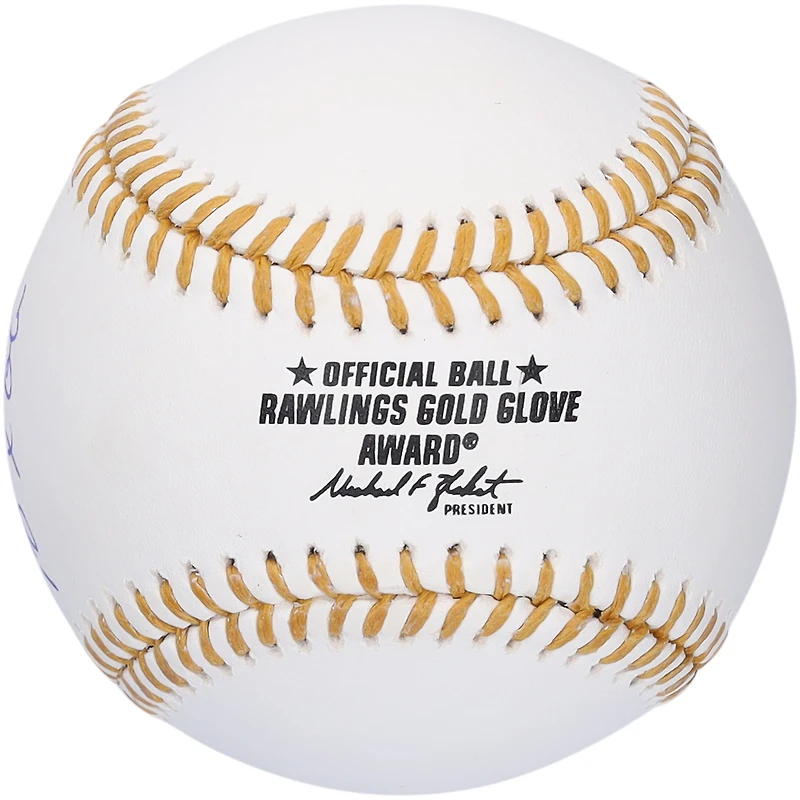 Mike Schmidt Philadelphia Phillies Autographed Gold Glove Logo Baseball with "10x GG" Inscription
