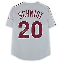 Mike Schmidt Philadelphia Phillies Autographed Gray Mitchell & Ness Authentic Jersey