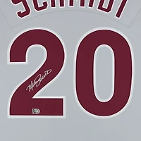 Mike Schmidt Philadelphia Phillies Autographed Gray Mitchell & Ness Authentic Jersey