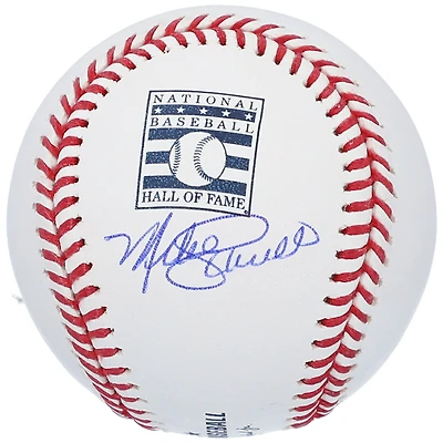 Mike Schmidt, le logo autographié du Temple de la renommée des Phillies de Philadelphie