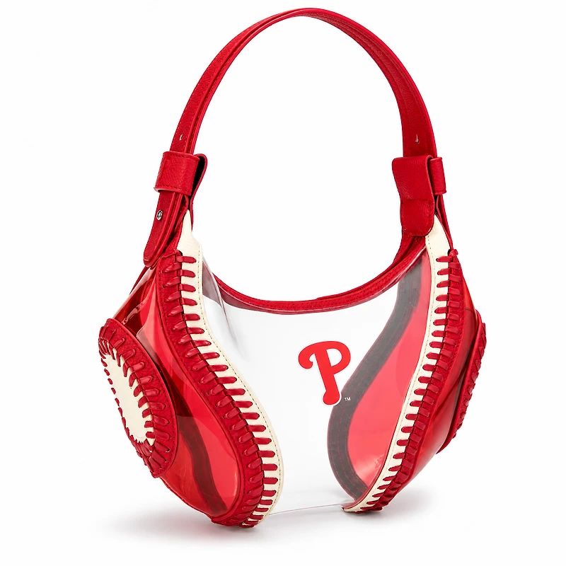 Montana West Philadelphia Phillies Clear Slouchy Shoulder Bag