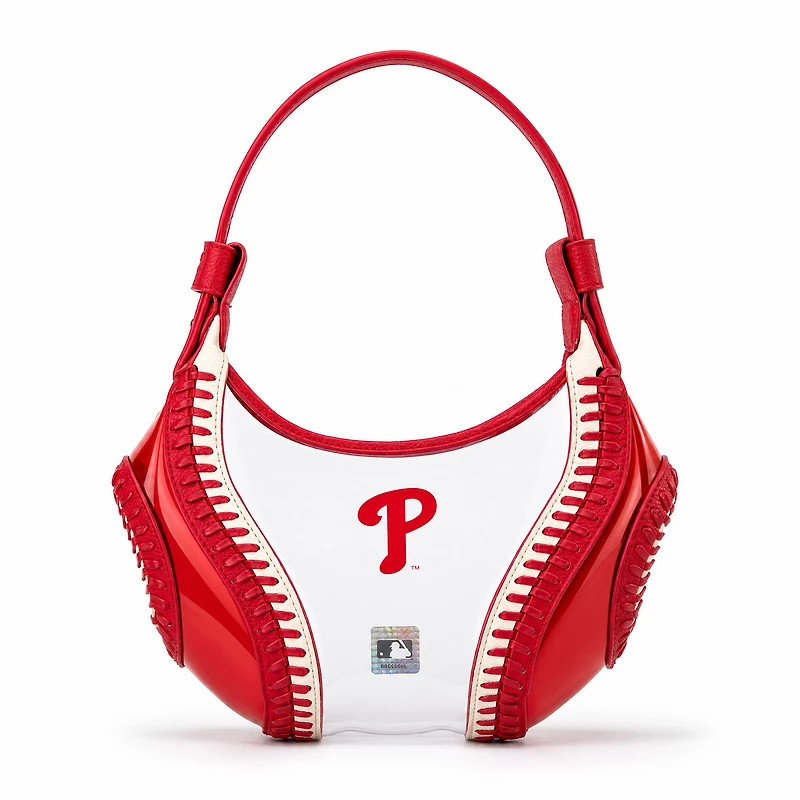 Montana West Philadelphia Phillies Clear Slouchy Shoulder Bag