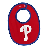 Newborn & Infant Philadelphia Phillies Tied Up Bodysuit, Bib Bootie Set