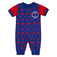 Salopette bleue pour nouveau-né Philadelphia Phillies Hard 90