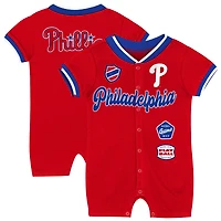 Combinaison Outerstuff rouge Philadelphia Phillies pour nouveau-né
