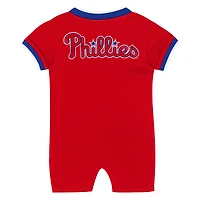 Newborn Outerstuff Red Philadelphia Phillies Pinch Coverall