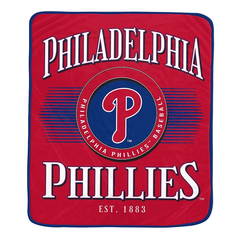 Pegasus Philadelphia Phillies Spotlight Arch 60" x 70" Ultra Soft Throw Blanket