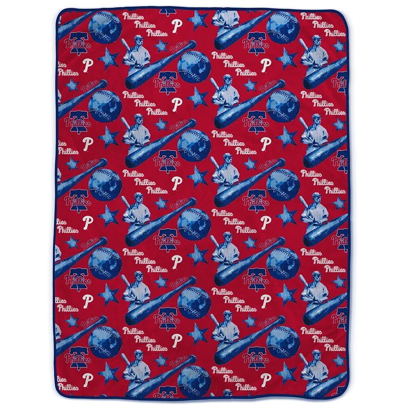Couverture surdimensionnée ultra confortable Pegasus Philadelphia Phillies Tonal Slugger