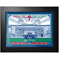 Phillies de Philadelphie - Photo encadrée de la collection Park Wins 12'' x 16''