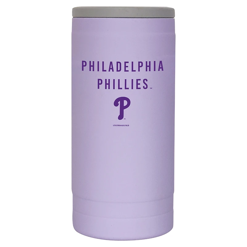 Phillies de Philadelphie 12oz. Coolie Slim Soft Touch Lavande