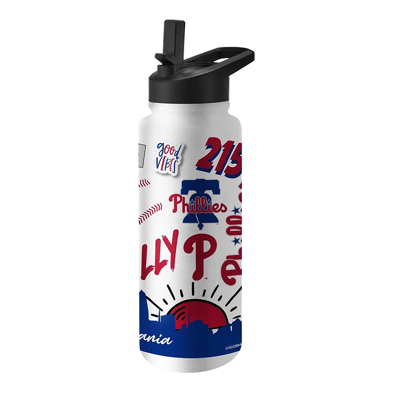 Phillies de Philadelphie 34 oz. Bouteille Quencher native