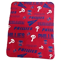 Couverture polaire classique 50" x 60" des Philadelphia Phillies